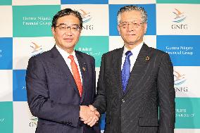 Gunma Bank and Daishi Hokuetsu Bank: Press Conference on Final Agreement for Management Integration